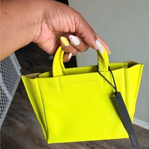 Ampersand as Apostrophe Neon Mini Tote Handbag